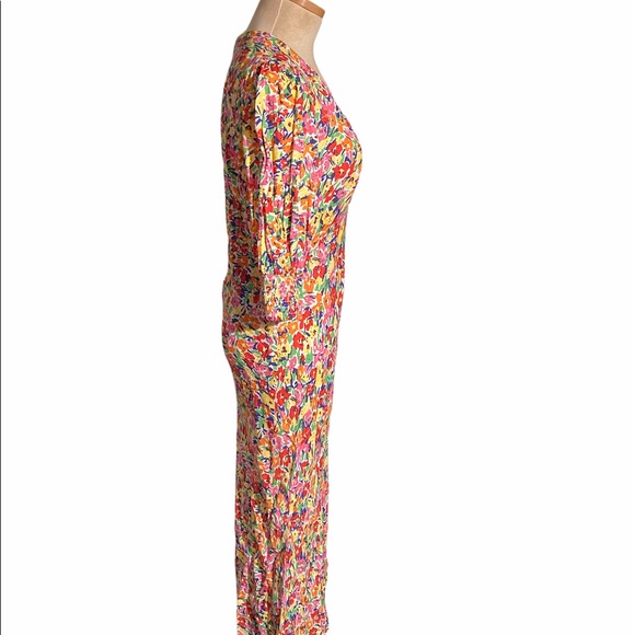 Rixo X Target Multicolor Floral Puff Sleeve Dress - Picture 3 of 7